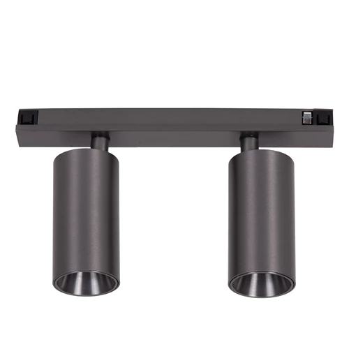 Lucide Premium LINIAL BIXX Schienenstrahler - 1-Phasen Stromschiene / Schienensystem smart  - Smart - 48V Track - 2xLED - Matt Schwarz Chrom - detail 2